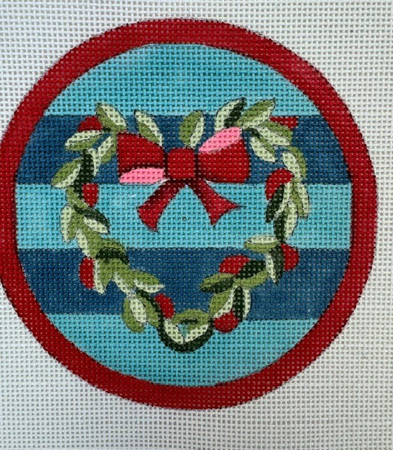 Alice Peterson
Heart Wreath w/Stripes
X720