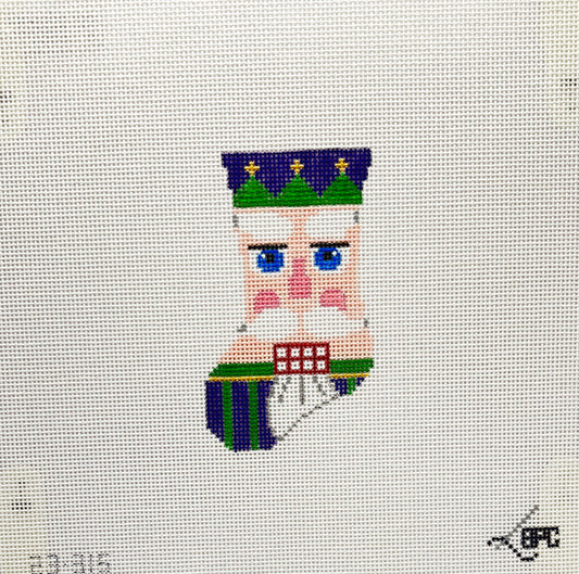 Blueberry Point Micro Nutcracker Mini Stocking 23-315