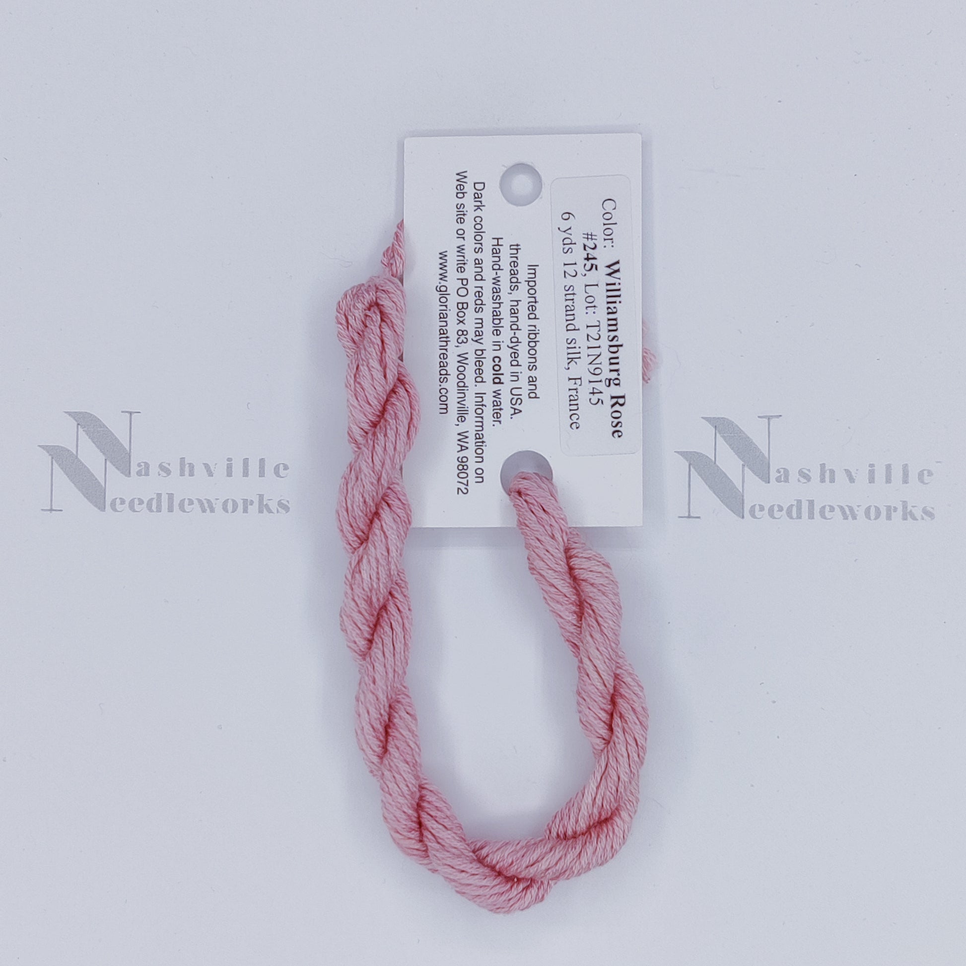 Gloriana 12-Ply Silk - 245 Williamsburg Rose