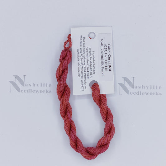 Gloriana 12-Ply Silk - 257 Coral Red