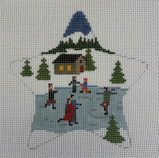 Susan Roberts Needlepoint Designs
Star Skating Pond
SR 5748