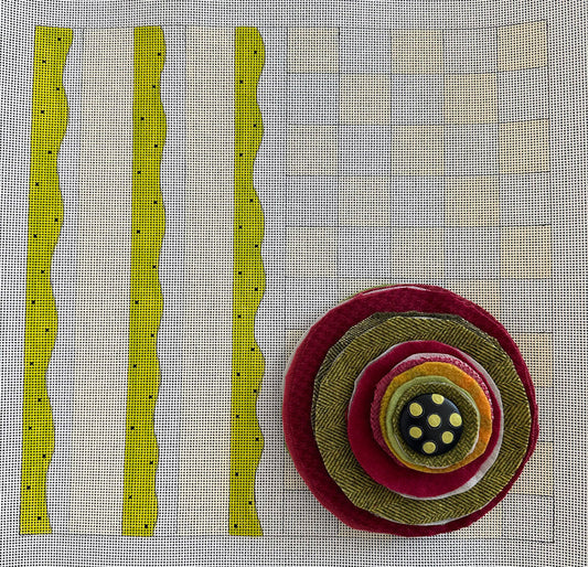 263 (TS) checker board/wool flower