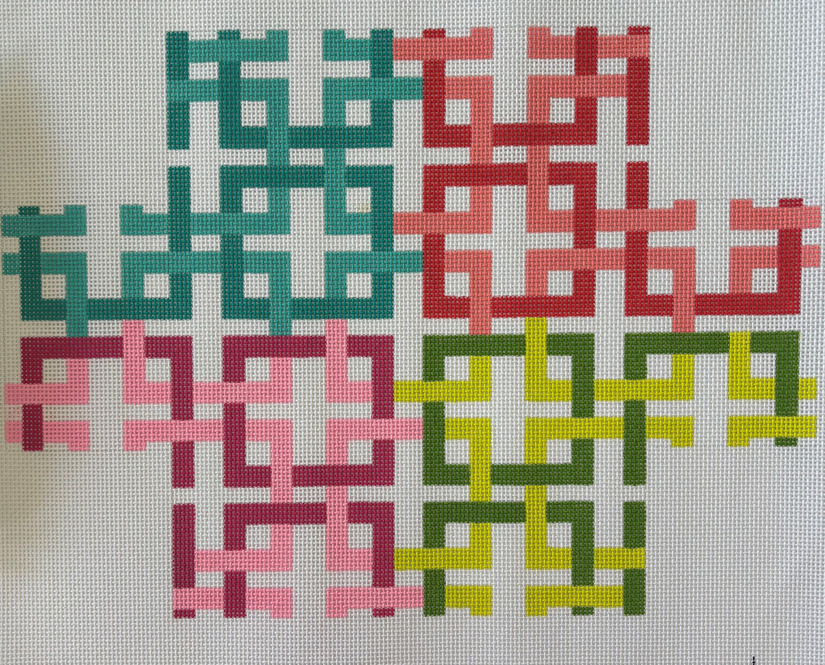 Interlocking Squares Brick Cover