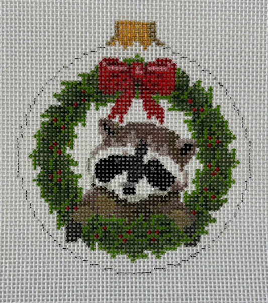 Susan Roberts Needlepoint Designs
Racoon Wreath
SR 7287