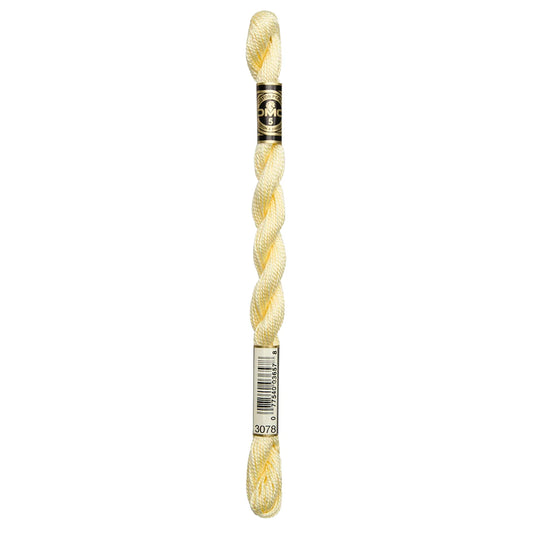 3078 Golden Yellow - VY LT, DMC Perle Cotton #5 Skein