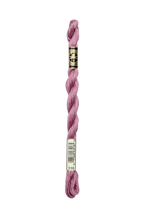 316 Metallic Heather, DMC Perle Cotton #3