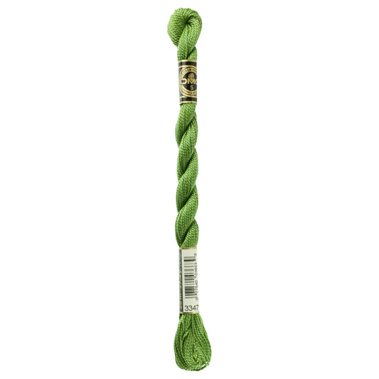 3347 Yellow Green - MED, DMC Perle Cotton #5 Skein