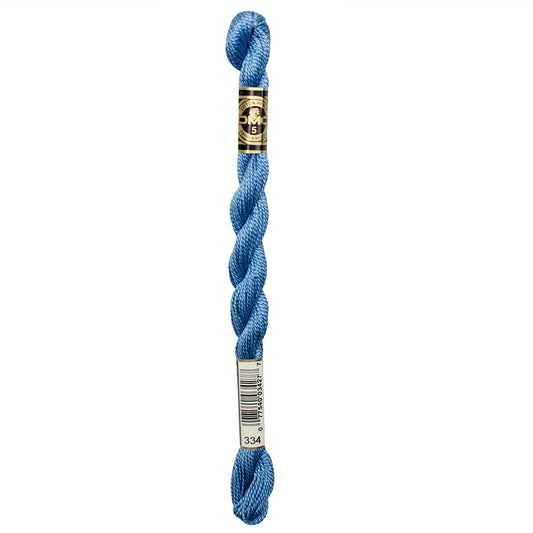 334 Baby Blue - MED, DMC Perle Cotton #5 Skein