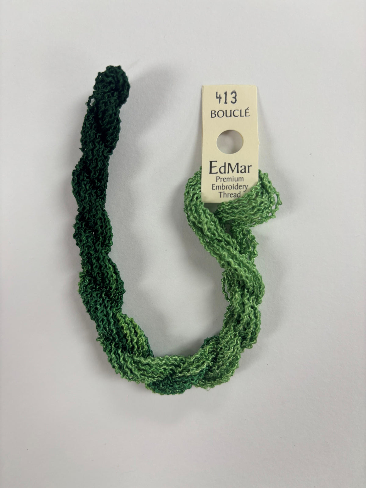Bouclé - 413 Dark to Med Moss Green