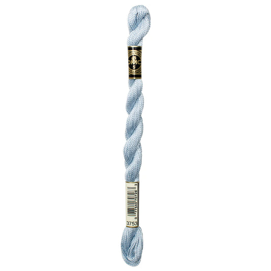 3753 Antique Blue - ULT VY LT, DMC Perle Cotton #5 Skein