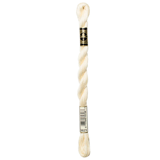 3823 Yellow - ULT PALE, DMC Perle Cotton #5 Skein