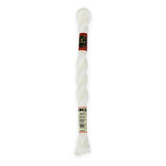 3865 Winter White, DMC Perle Cotton #5 Skein