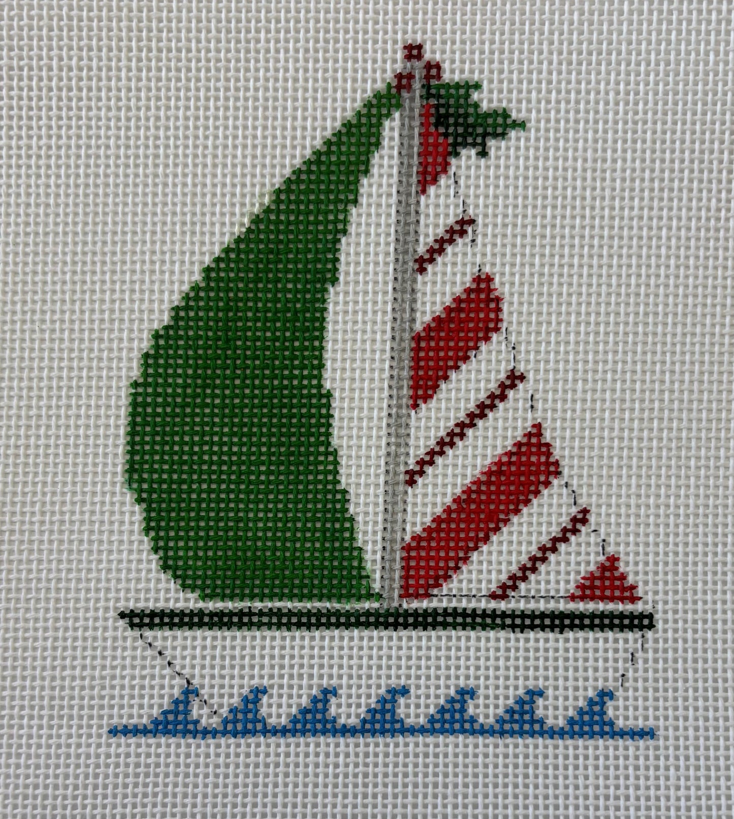 Susan Roberts Needlepoint Designs
Candy Cane Sailboat
SR 5836