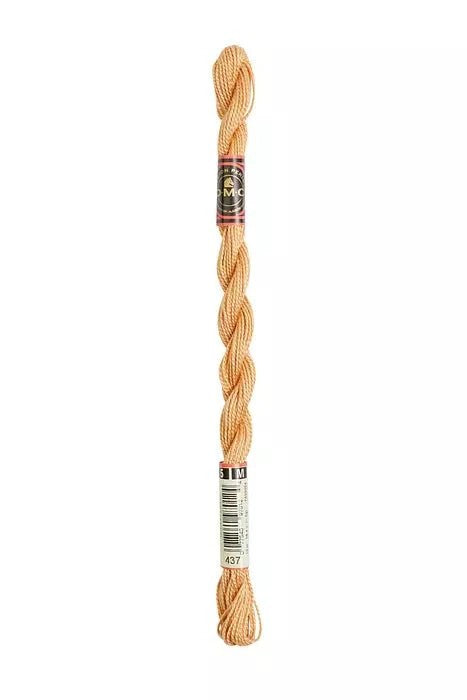 437 Tan - LT, DMC Perle Cotton #5 Skein