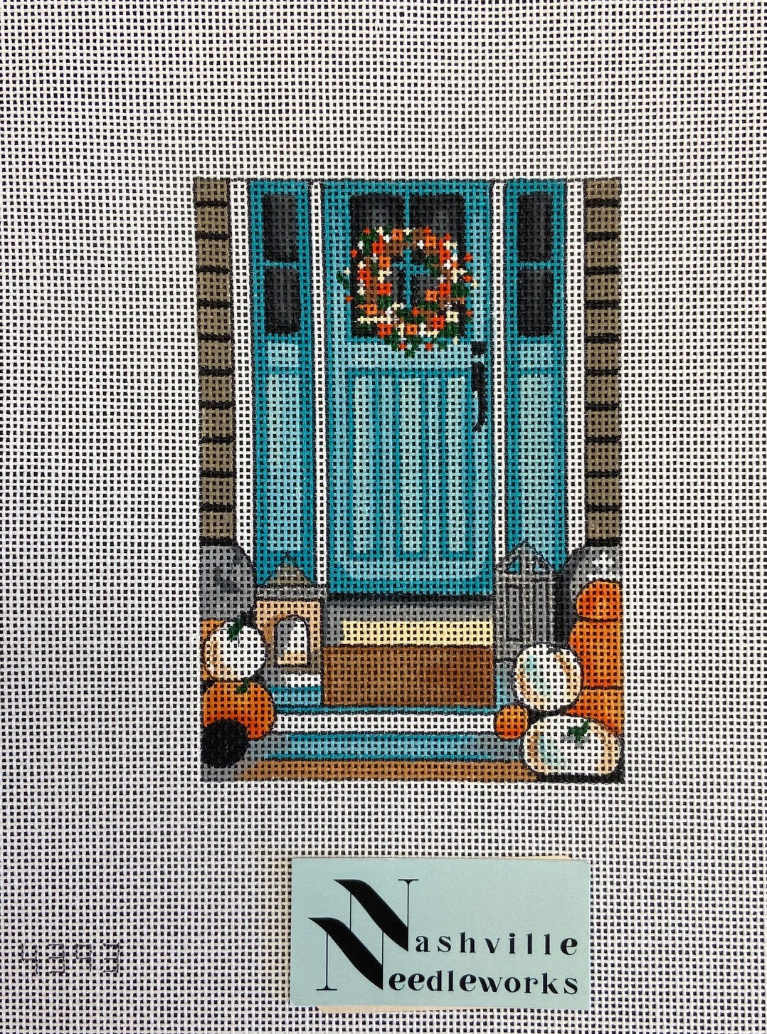 Alice Peterson Pumpkin Teal Door 4393