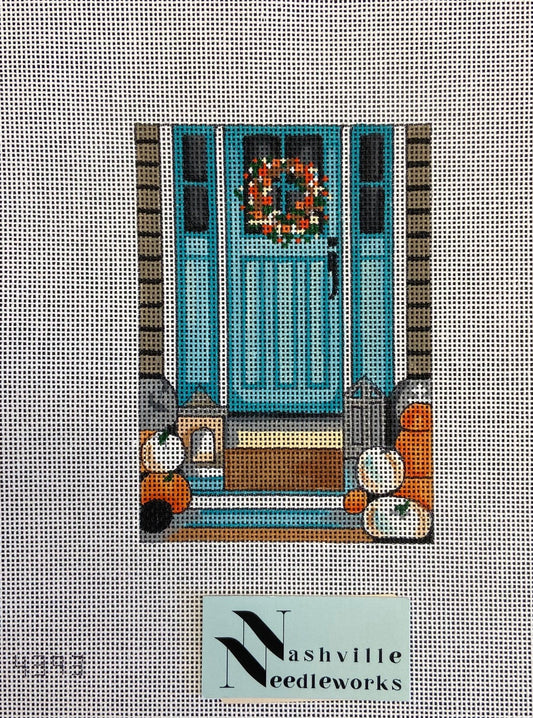 Alice Peterson Pumpkin Teal Door 4393
