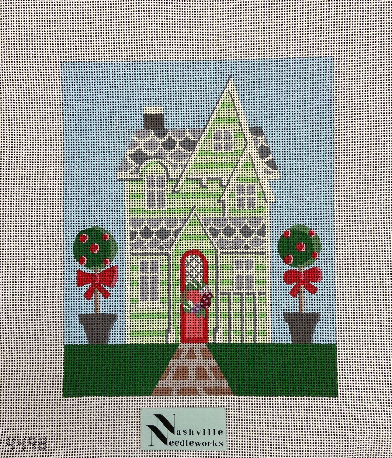 Alice Peterson  House with Topiaries 
4498