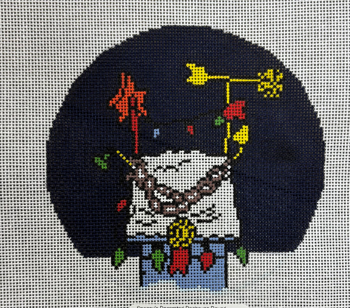 Officially Needlepoint
Snoopy's Decorated Doghouse Round
CBC8