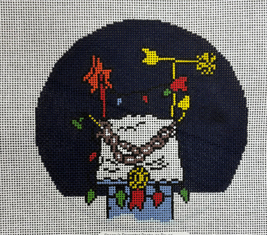 Officially Needlepoint
Snoopy's Decorated Doghouse Round
CBC8