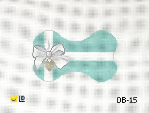 Lauren Bloch Designs Dog Bone - Return to Tiffany Heart Tag DB-15