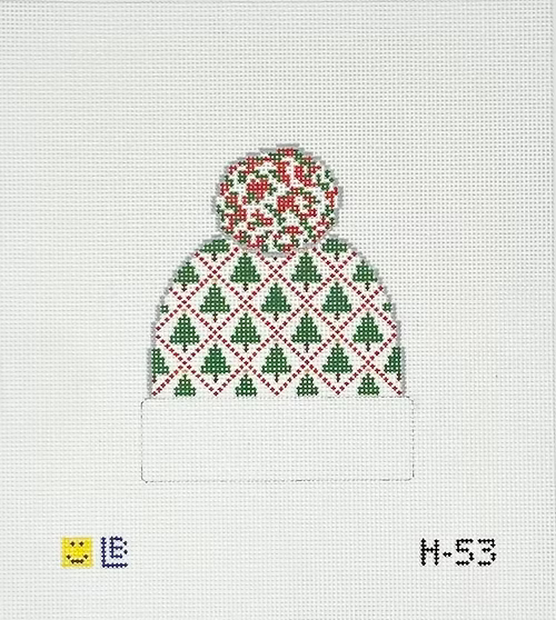 Lauren Bloch Designs LLC H-53 
Beanie - Christmas Tree 