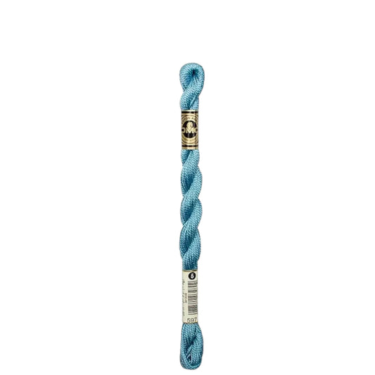 597 Turquoise, DMC Perle Cotton #5 Skein