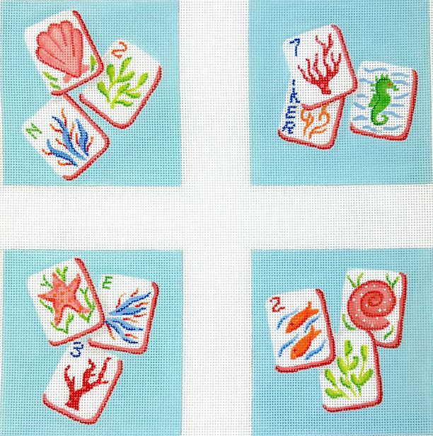 Kate Dickerson
Coasters Mahjong Tile Coral Reef Theme
CO4-64