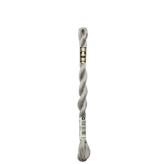 648 Beaver Gray - LT, DMC Perle Cotton #5 Skein