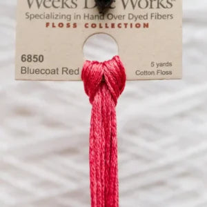 Weeks Dye Works - 6850 Bluecoat Red