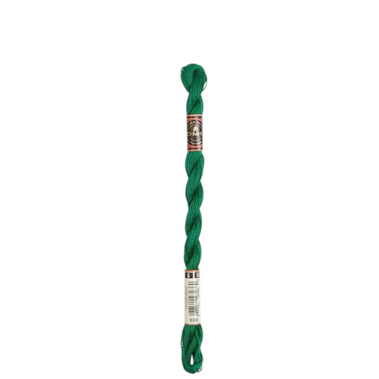 699 Green, DMC Perle Cotton #5 Skein