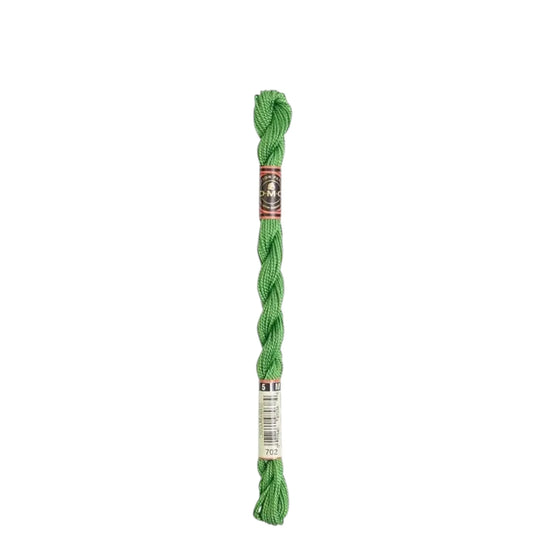 702 Kelly Green, DMC Perle Cotton #5 Skein