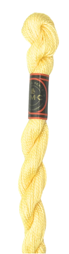 727 Primrose - DMC Pearl Cotton  Primrose #3