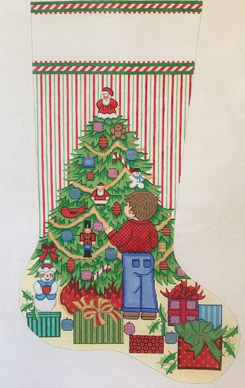 AlexaDesignsCS7320-18BoyTrimming theTree