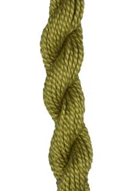734 Olive Green - LT, DMC Perle Cotton #5 Skein