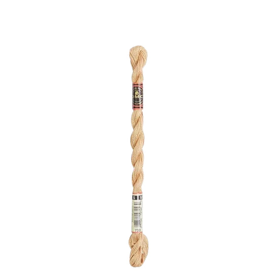 738 Tan - VY LT, DMC Perle Cotton #5 Skein