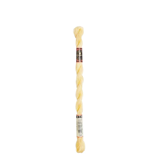 745 Lt Yellow-pale, DMC Perle Cotton #5 Skein
