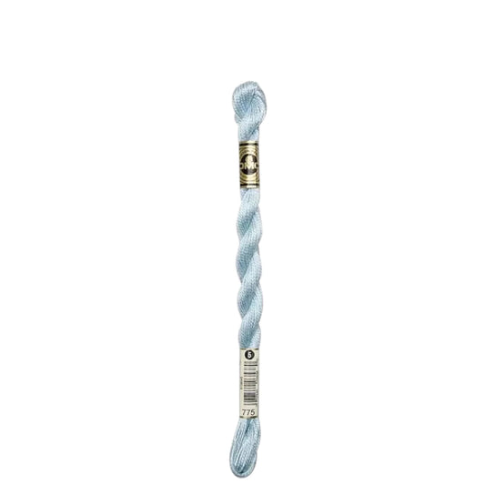 775 Baby Blue - VY LT, DMC Perle Cotton #5 Skein