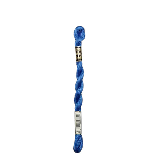 798 Delft Blue - DK, DMC Perle Cotton #5 Skein
