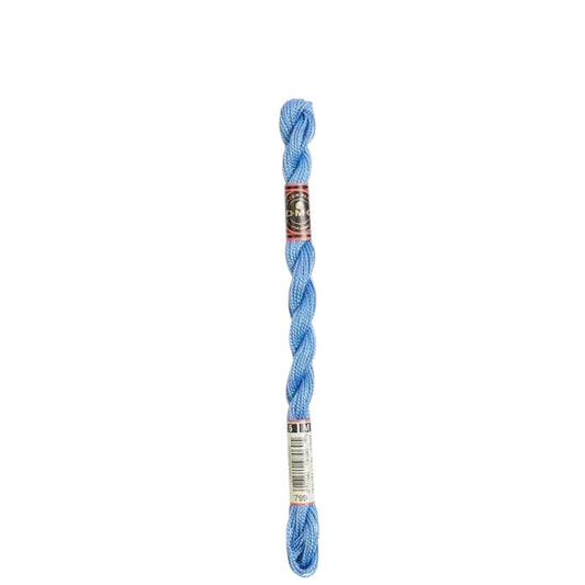 799 Delft Blue - MED, DMC Perle Cotton #5 Skein