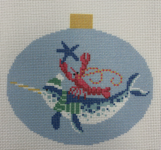 Bradley Needlepoint
Narwhal and Lobster
KB-1680P