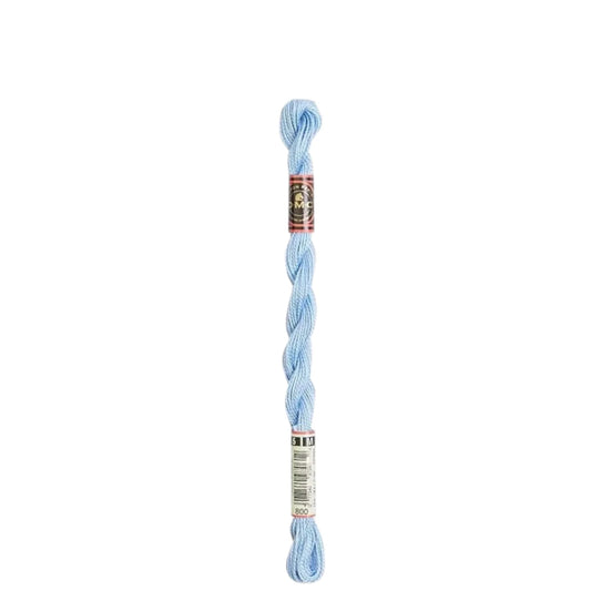 800 Delft Blue - PALE, DMC Perle Cotton #5 Skein
