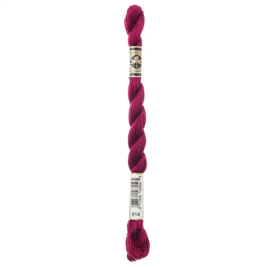 814 Garnet - DK, DMC Perle Cotton #5 Skein