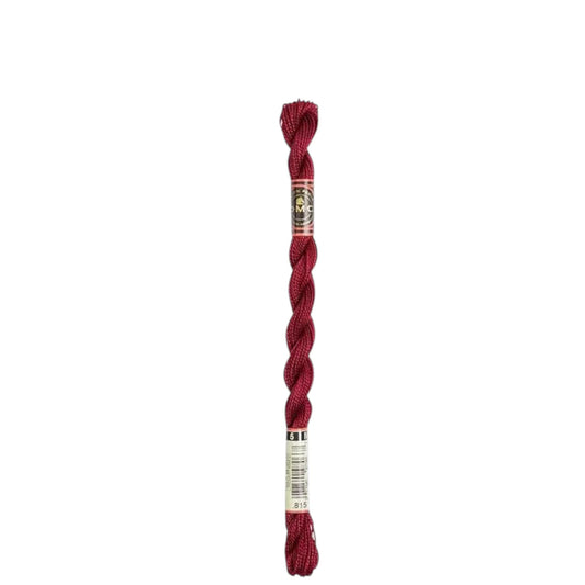 815 Garnet - MED, DMC Perle Cotton #5 Skein