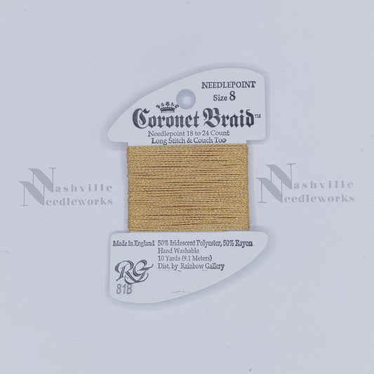 Coronet Braid #8 - 81B Gold