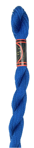 825 Metallic Gentian Blue - DMC Pearl Cotton #3