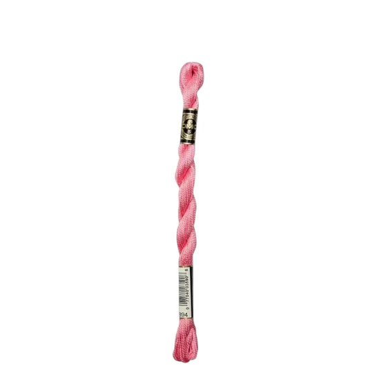 894 Carnation - VY LT, DMC Perle Cotton #5 Skein