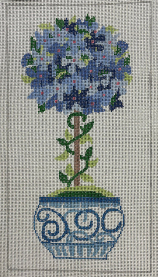 Small Blue Hydrangea Topiary