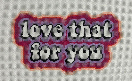 Mopsey Designs Needlepoint

The Jesse (Love That For You)

MD-23