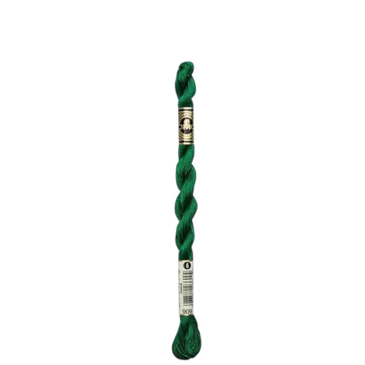 909 Emerald Green - VY DK, DMC Perle Cotton #5 Skein