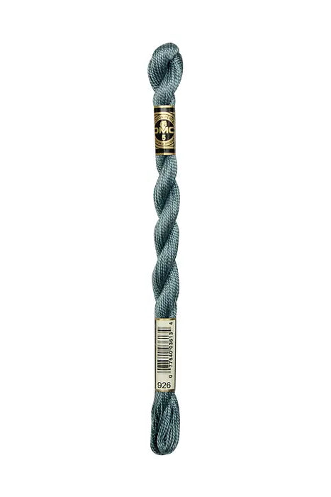 926 Gray Green, DMC Pearl Cotton #3
